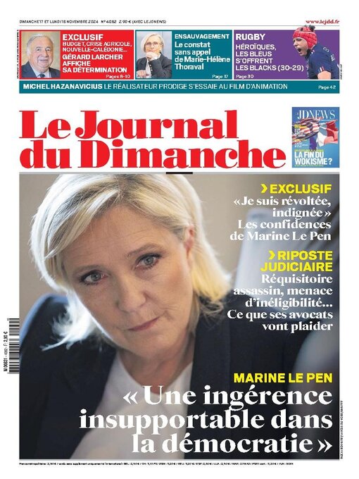 Title details for Le Journal du dimanche by Lagardere Media News - Available